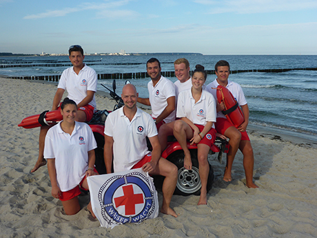 Rettungschwimmer an der Ostsee