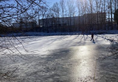 Eisdickenmessung 14. Februar